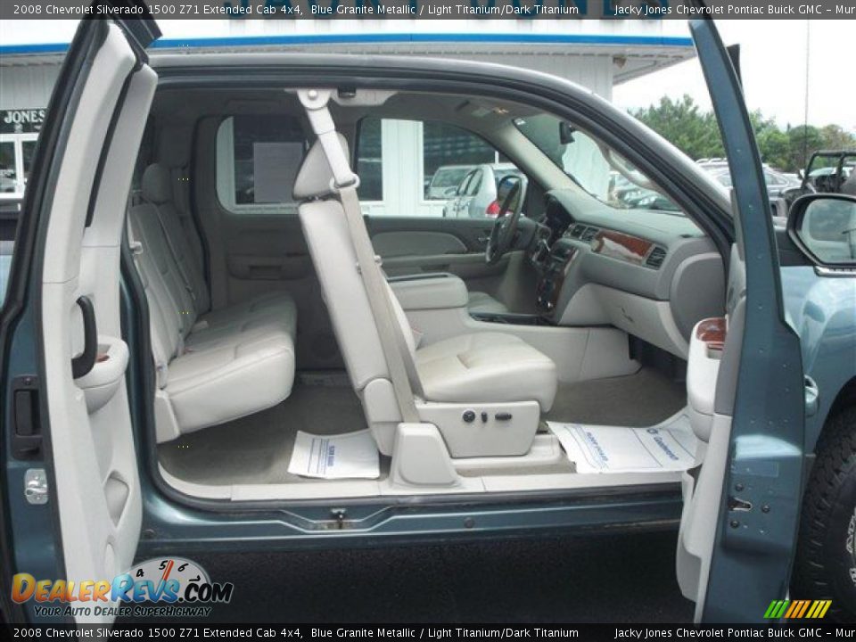 2008 Chevrolet Silverado 1500 Z71 Extended Cab 4x4 Blue Granite Metallic / Light Titanium/Dark Titanium Photo #18