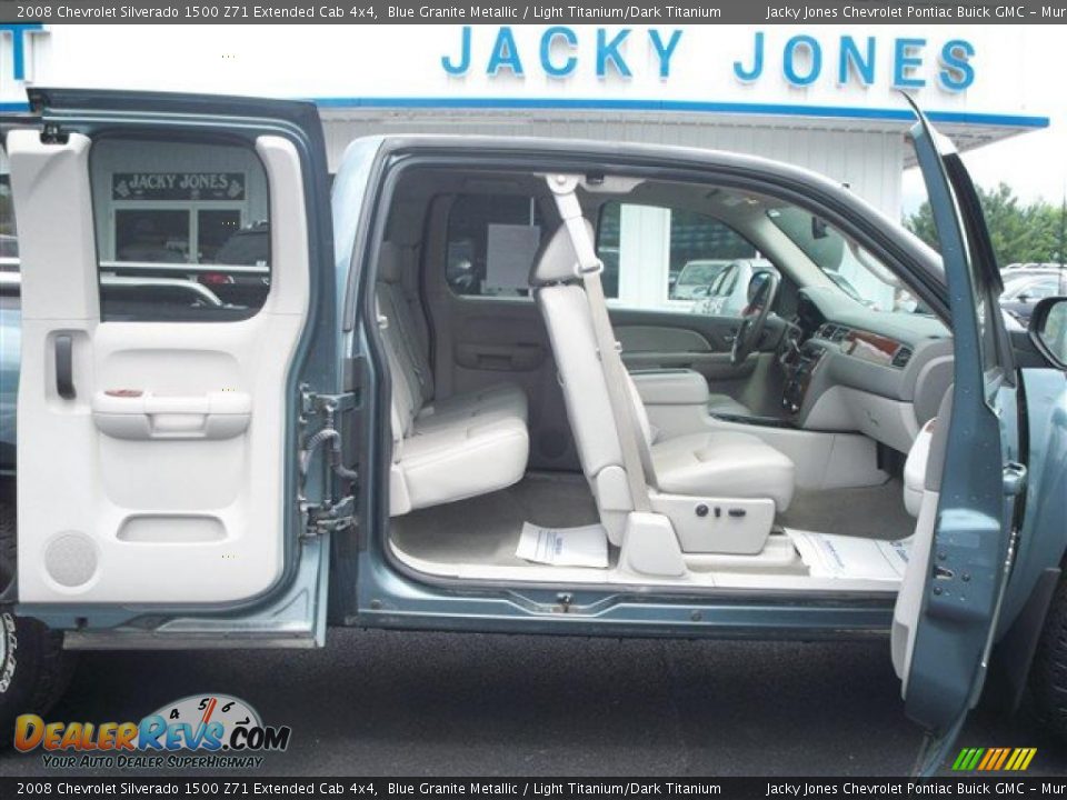 2008 Chevrolet Silverado 1500 Z71 Extended Cab 4x4 Blue Granite Metallic / Light Titanium/Dark Titanium Photo #19