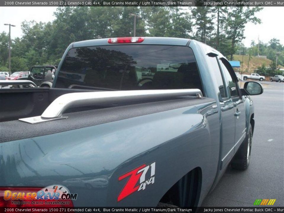 2008 Chevrolet Silverado 1500 Z71 Extended Cab 4x4 Blue Granite Metallic / Light Titanium/Dark Titanium Photo #20