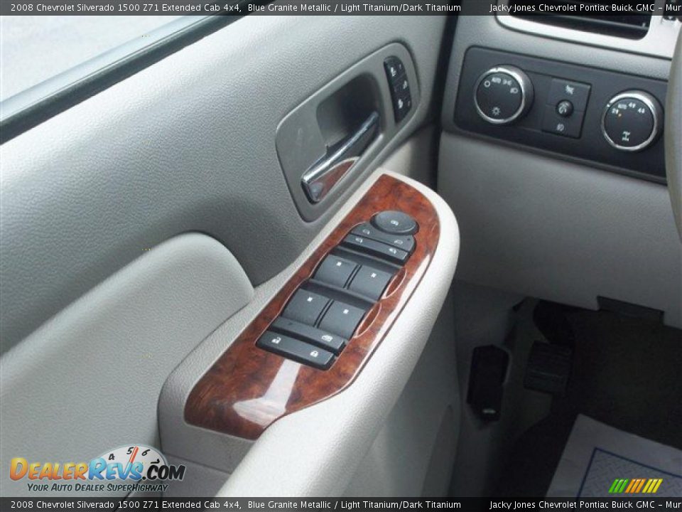 2008 Chevrolet Silverado 1500 Z71 Extended Cab 4x4 Blue Granite Metallic / Light Titanium/Dark Titanium Photo #22