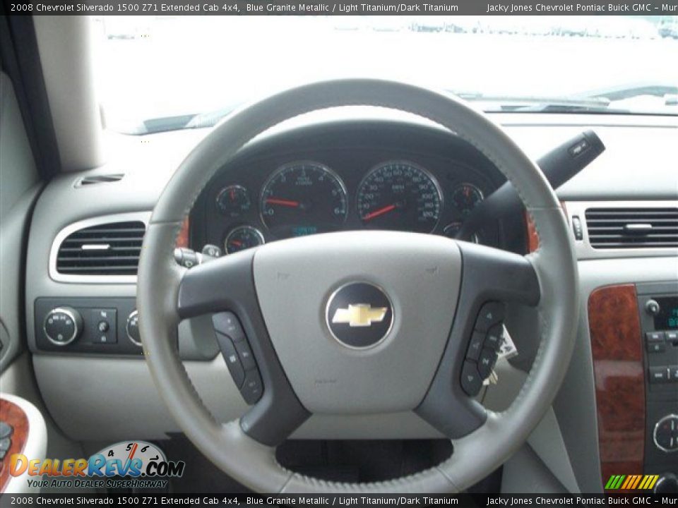 2008 Chevrolet Silverado 1500 Z71 Extended Cab 4x4 Blue Granite Metallic / Light Titanium/Dark Titanium Photo #23