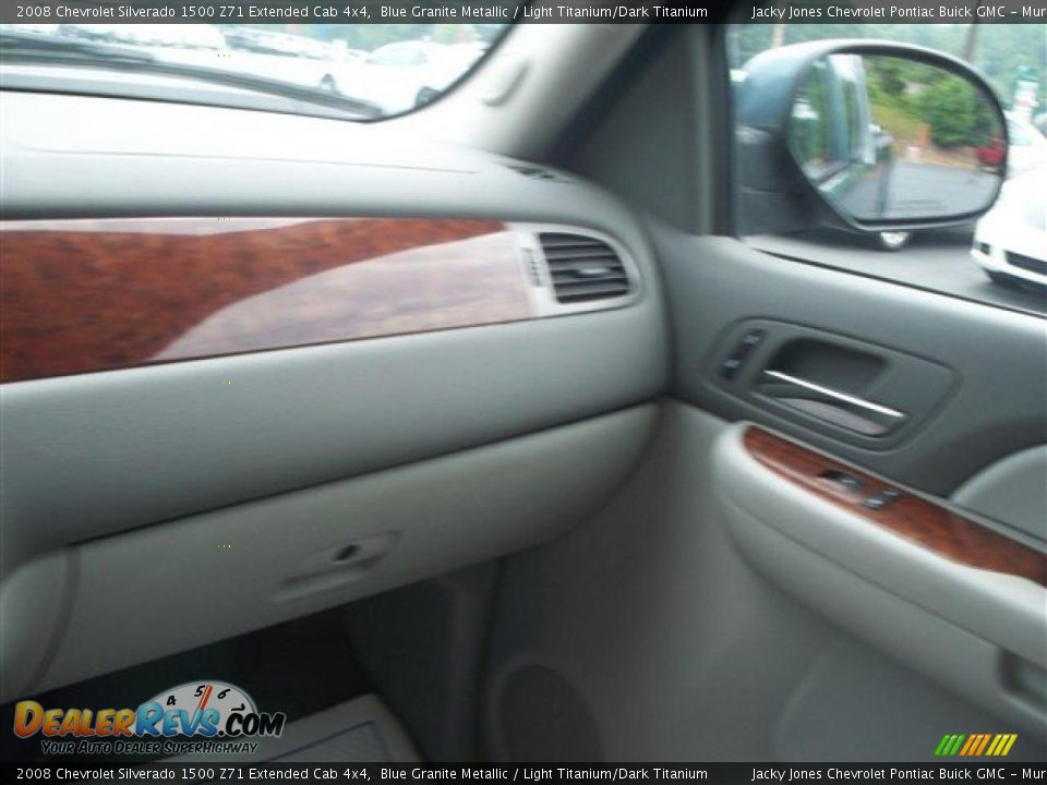 2008 Chevrolet Silverado 1500 Z71 Extended Cab 4x4 Blue Granite Metallic / Light Titanium/Dark Titanium Photo #25