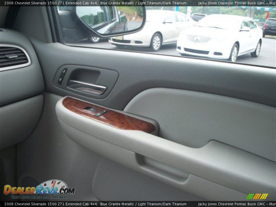 2008 Chevrolet Silverado 1500 Z71 Extended Cab 4x4 Blue Granite Metallic / Light Titanium/Dark Titanium Photo #26