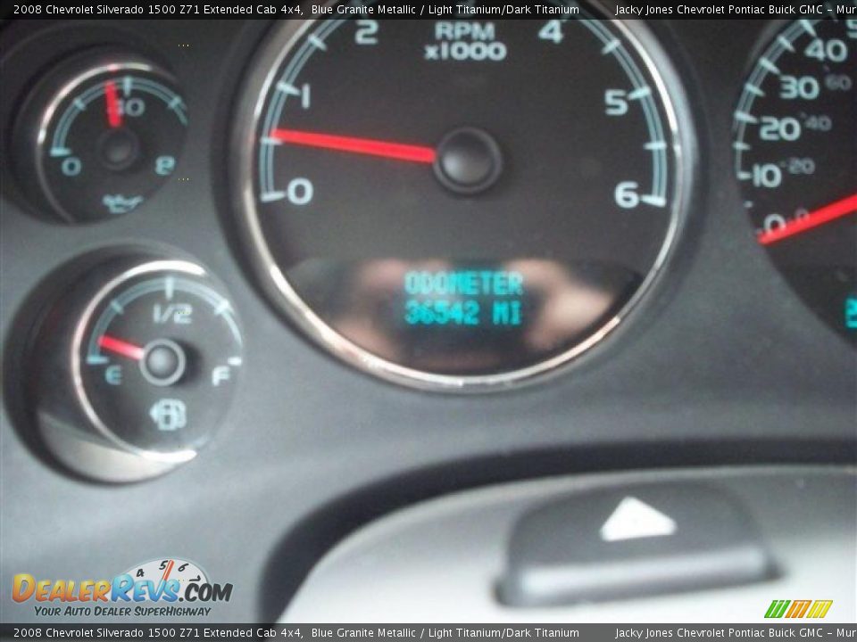 2008 Chevrolet Silverado 1500 Z71 Extended Cab 4x4 Blue Granite Metallic / Light Titanium/Dark Titanium Photo #27