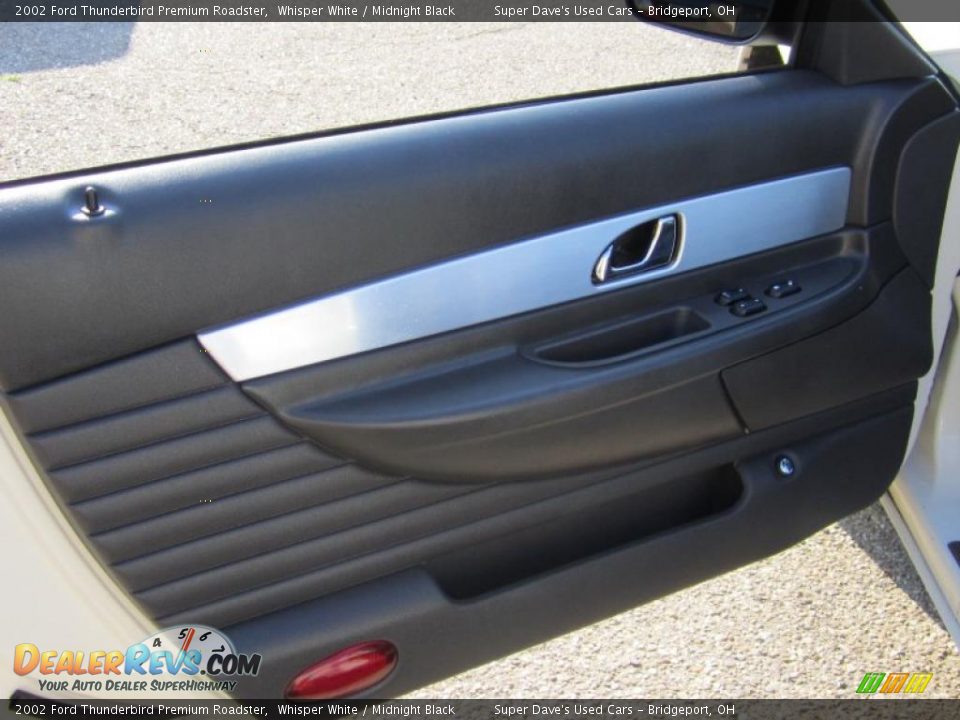 2002 Ford Thunderbird Premium Roadster Whisper White / Midnight Black Photo #12