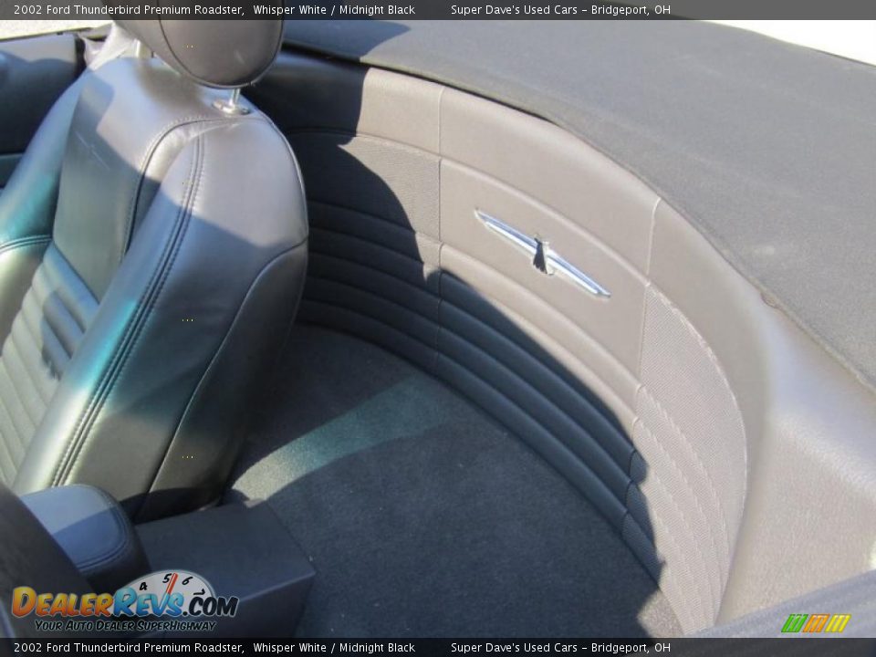 2002 Ford Thunderbird Premium Roadster Whisper White / Midnight Black Photo #14