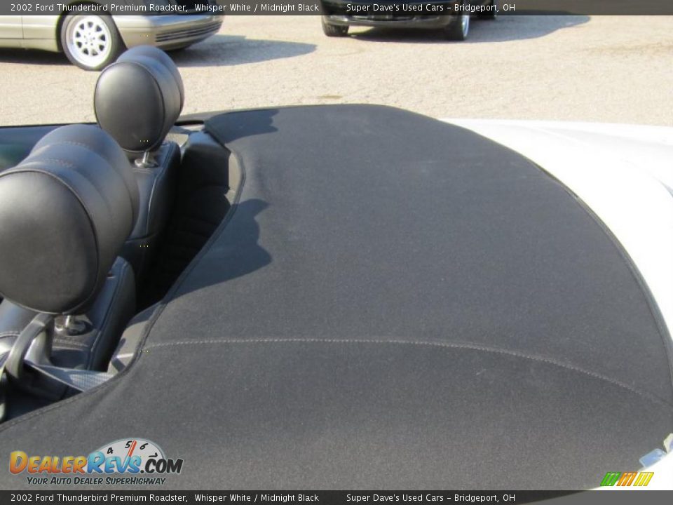 2002 Ford Thunderbird Premium Roadster Whisper White / Midnight Black Photo #15