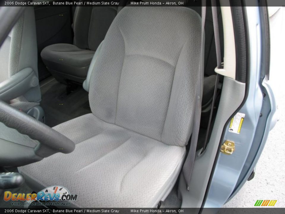 2006 Dodge Caravan SXT Butane Blue Pearl / Medium Slate Gray Photo #11