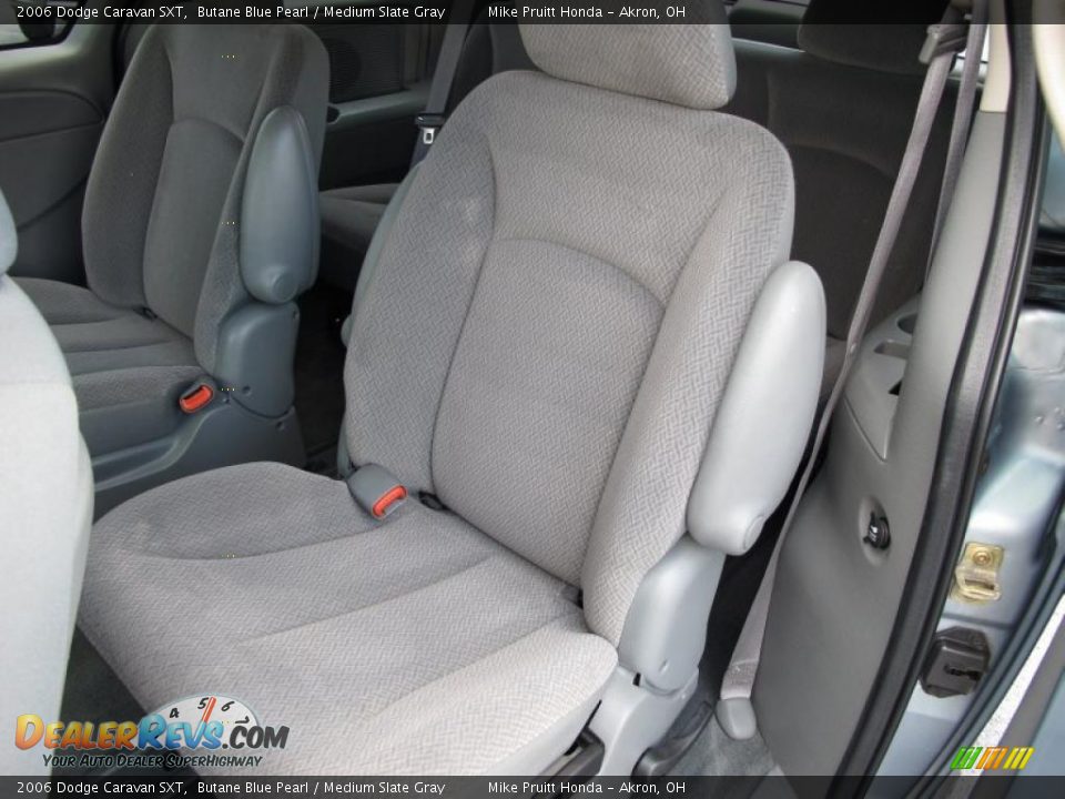 2006 Dodge Caravan SXT Butane Blue Pearl / Medium Slate Gray Photo #12