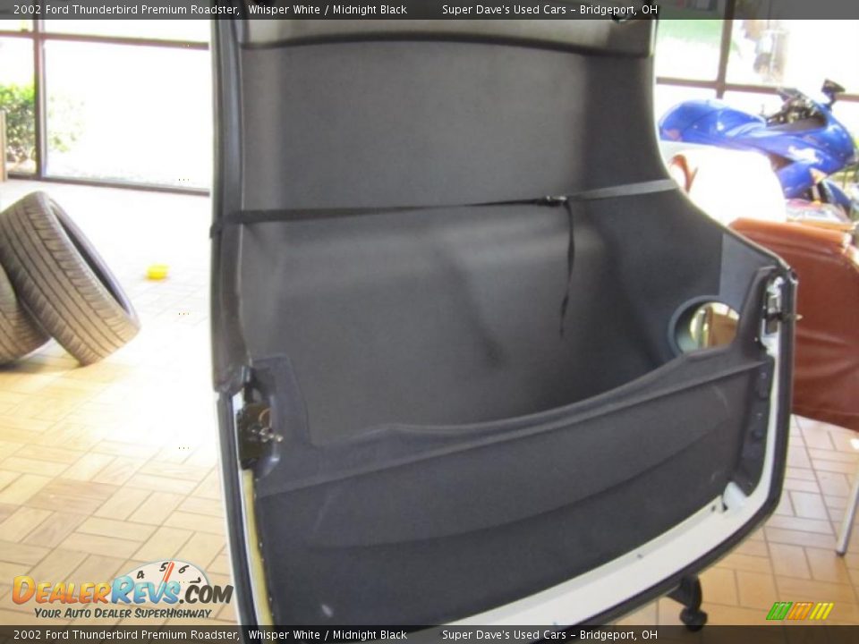 2002 Ford Thunderbird Premium Roadster Whisper White / Midnight Black Photo #34