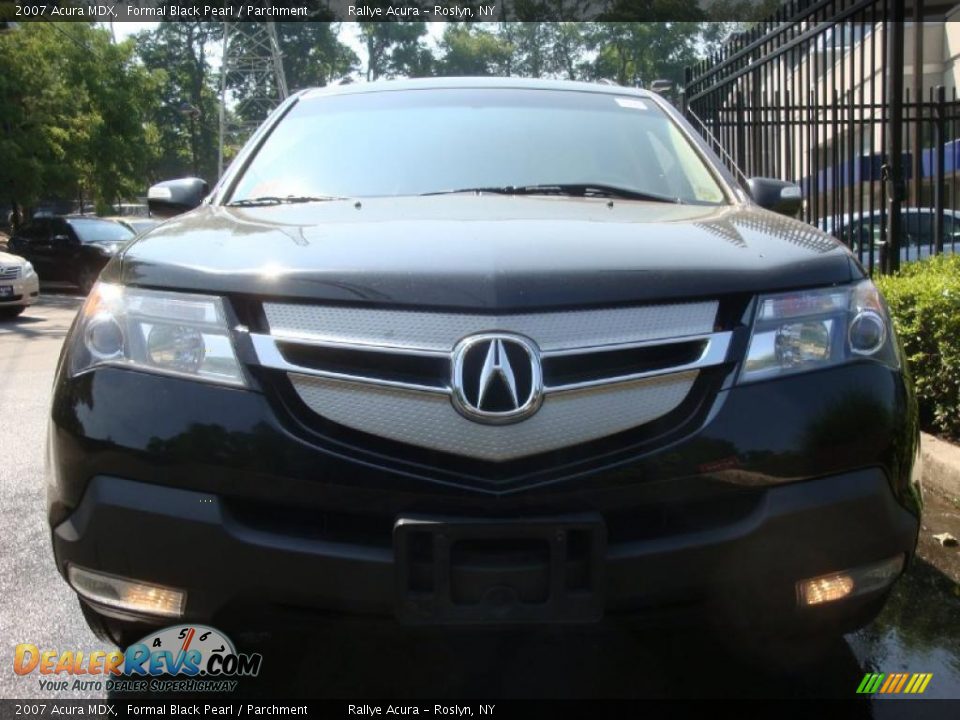 2007 Acura MDX Formal Black Pearl / Parchment Photo #2