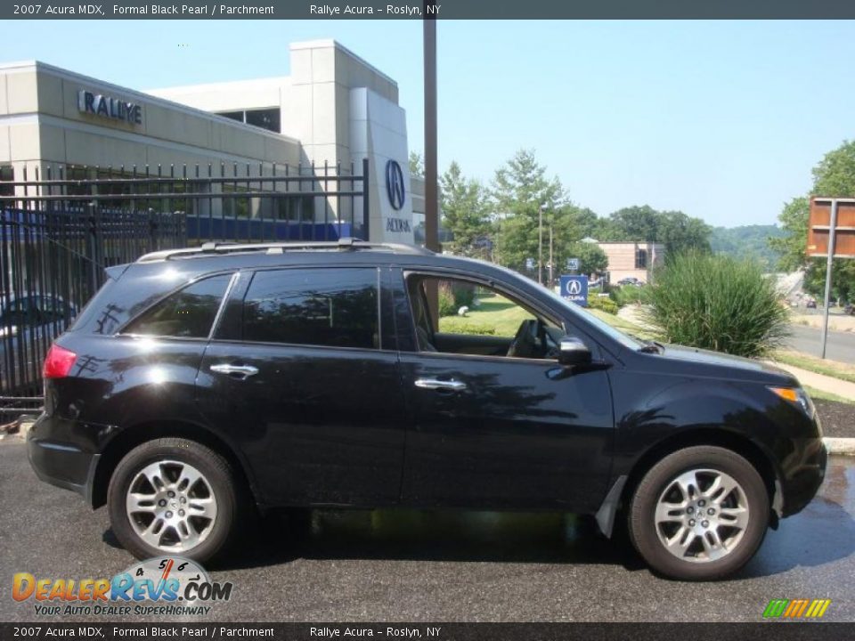 2007 Acura MDX Formal Black Pearl / Parchment Photo #3