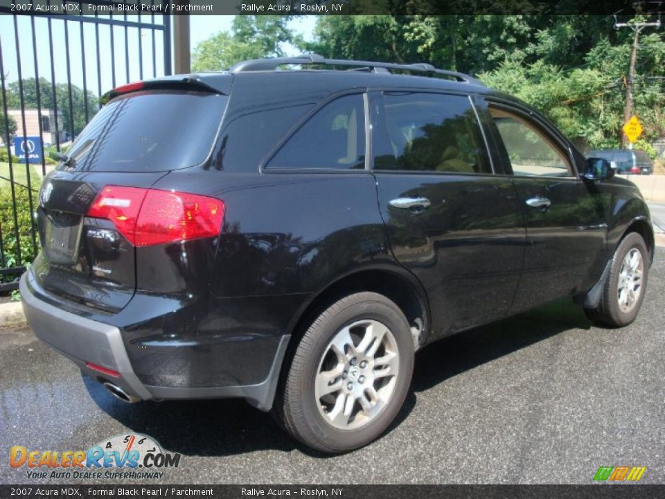 2007 Acura MDX Formal Black Pearl / Parchment Photo #4