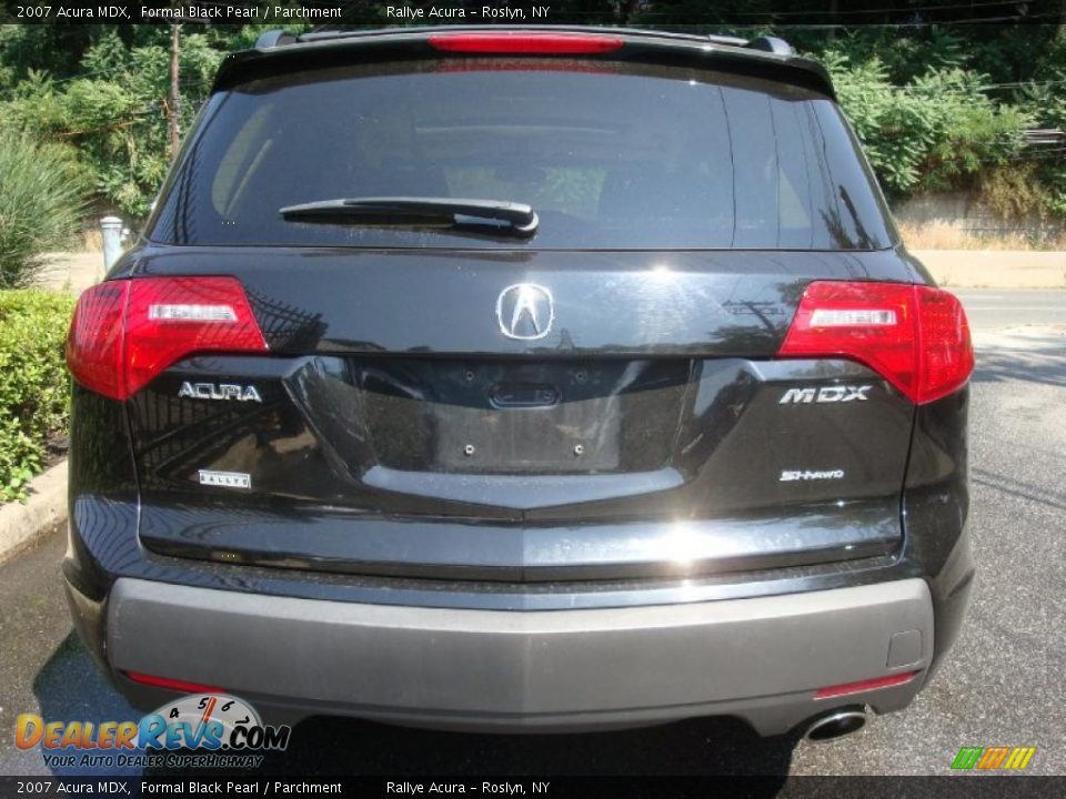 2007 Acura MDX Formal Black Pearl / Parchment Photo #5