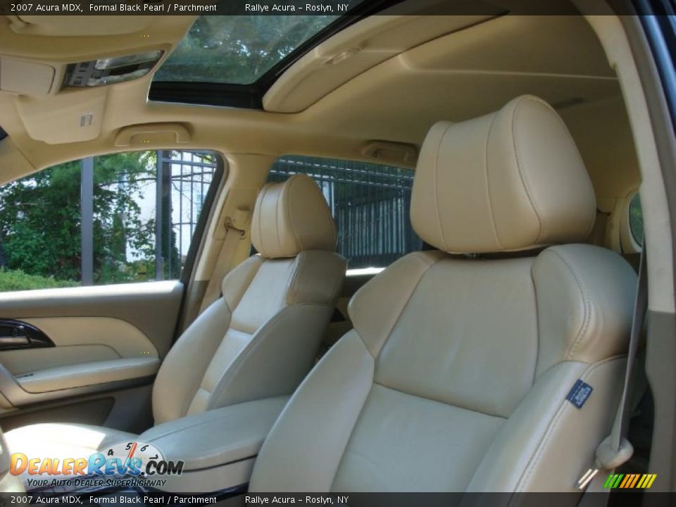 2007 Acura MDX Formal Black Pearl / Parchment Photo #8