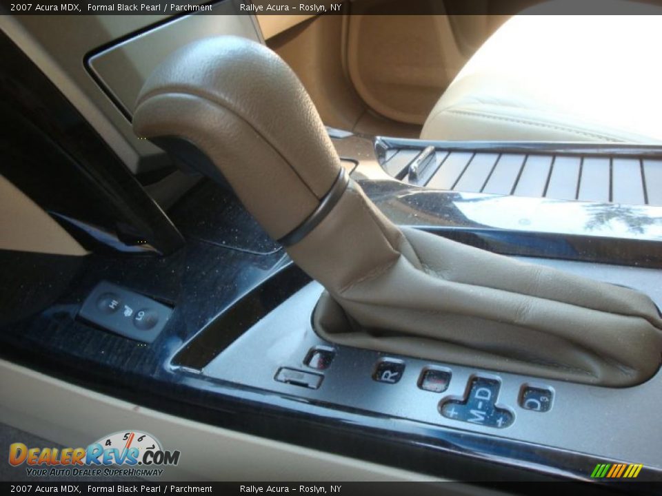 2007 Acura MDX Formal Black Pearl / Parchment Photo #13