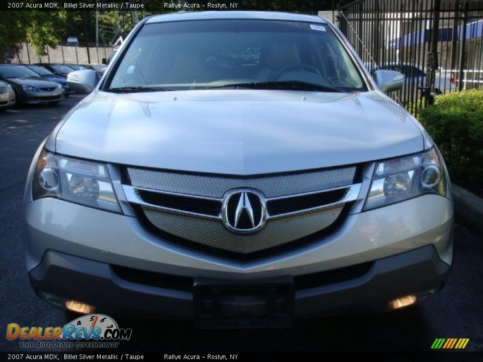 2007 Acura MDX Billet Silver Metallic / Taupe Photo #2