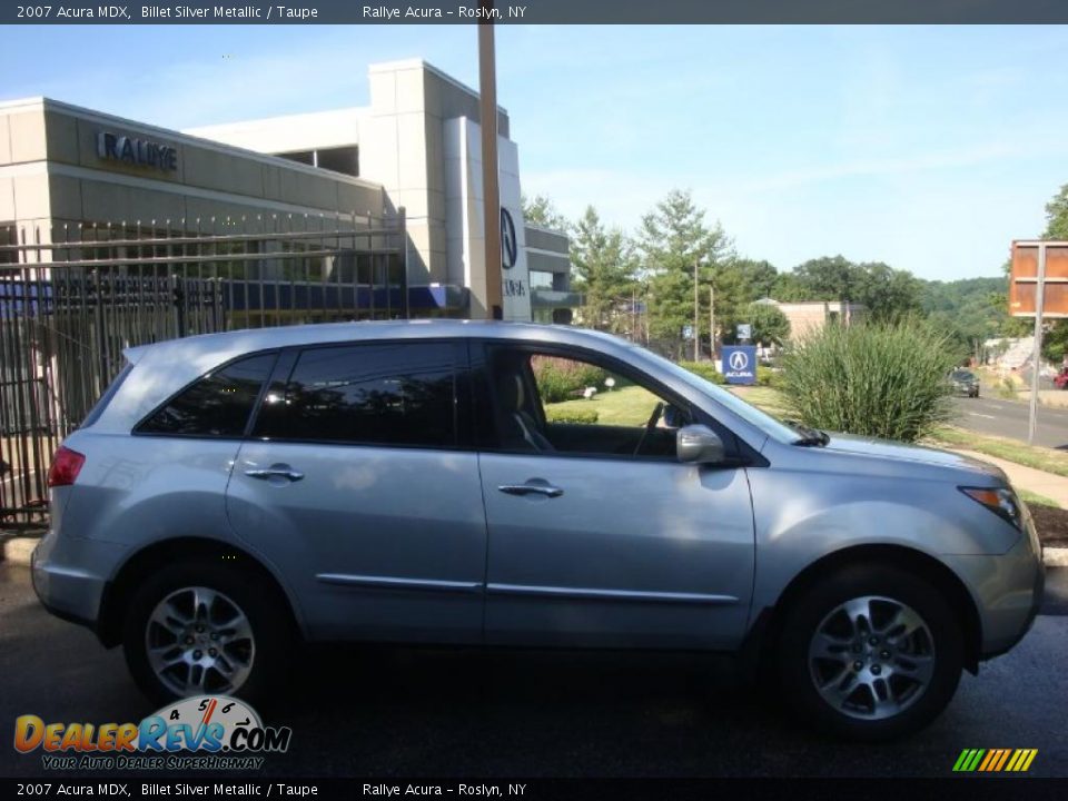 2007 Acura MDX Billet Silver Metallic / Taupe Photo #3