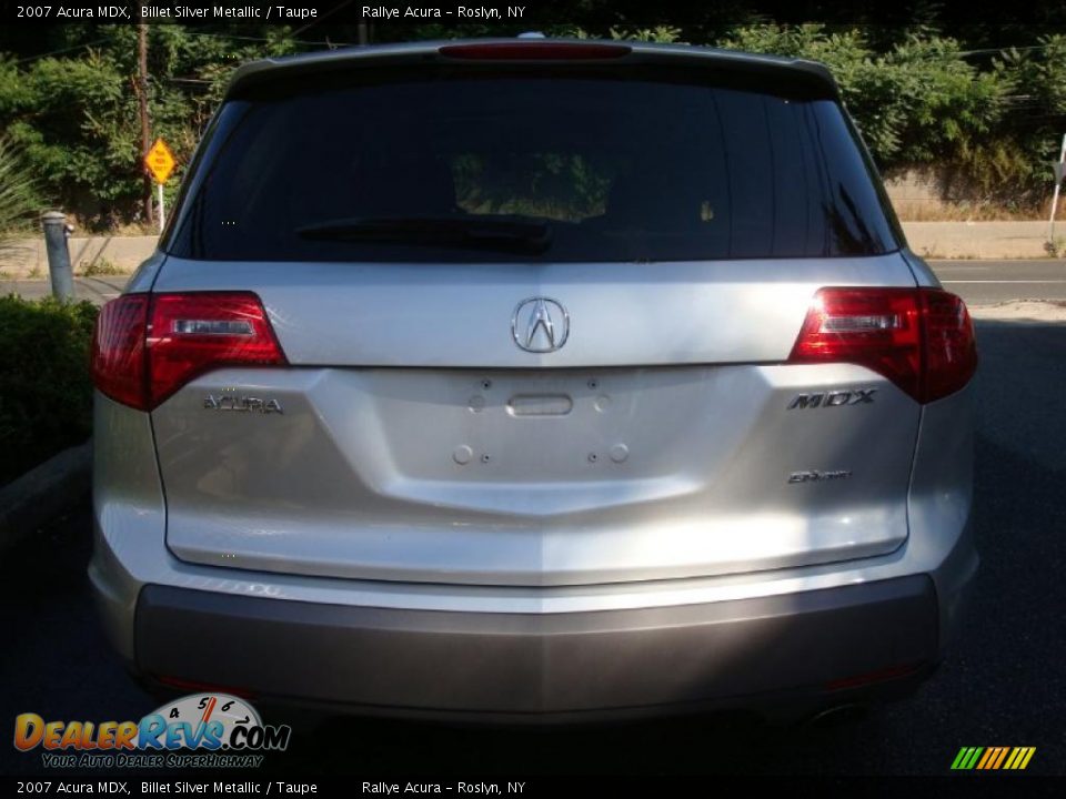 2007 Acura MDX Billet Silver Metallic / Taupe Photo #5