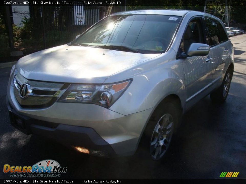 2007 Acura MDX Billet Silver Metallic / Taupe Photo #7