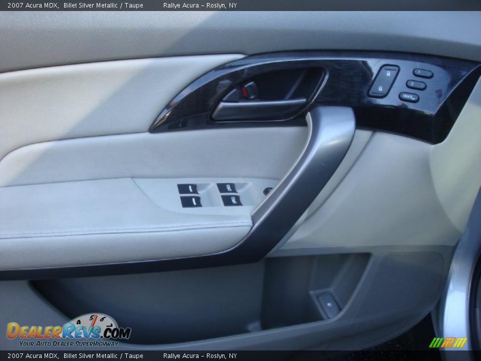 2007 Acura MDX Billet Silver Metallic / Taupe Photo #8