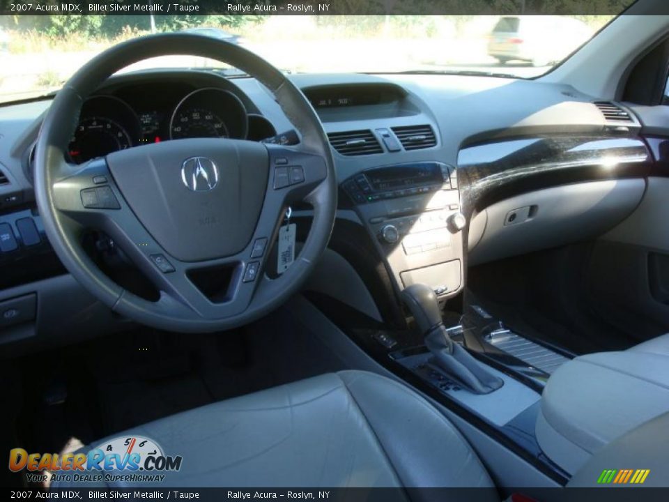 2007 Acura MDX Billet Silver Metallic / Taupe Photo #11
