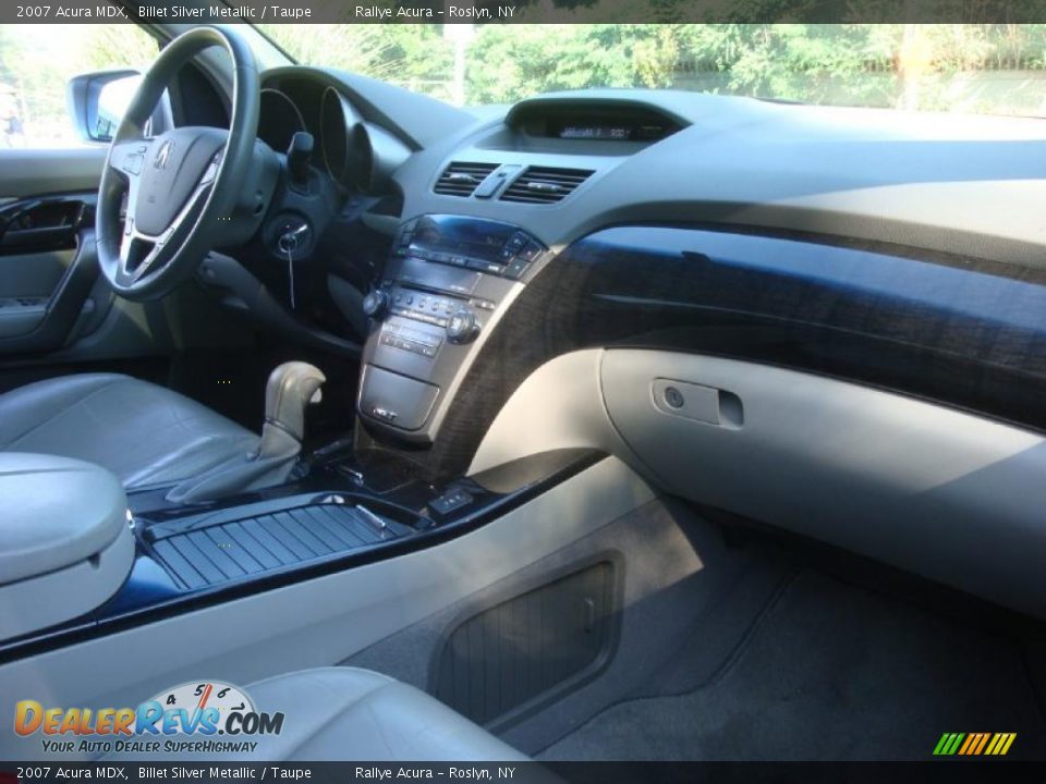 2007 Acura MDX Billet Silver Metallic / Taupe Photo #12