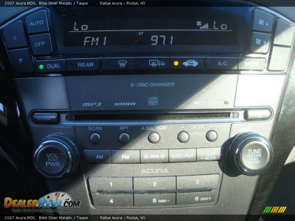 2007 Acura MDX Billet Silver Metallic / Taupe Photo #13