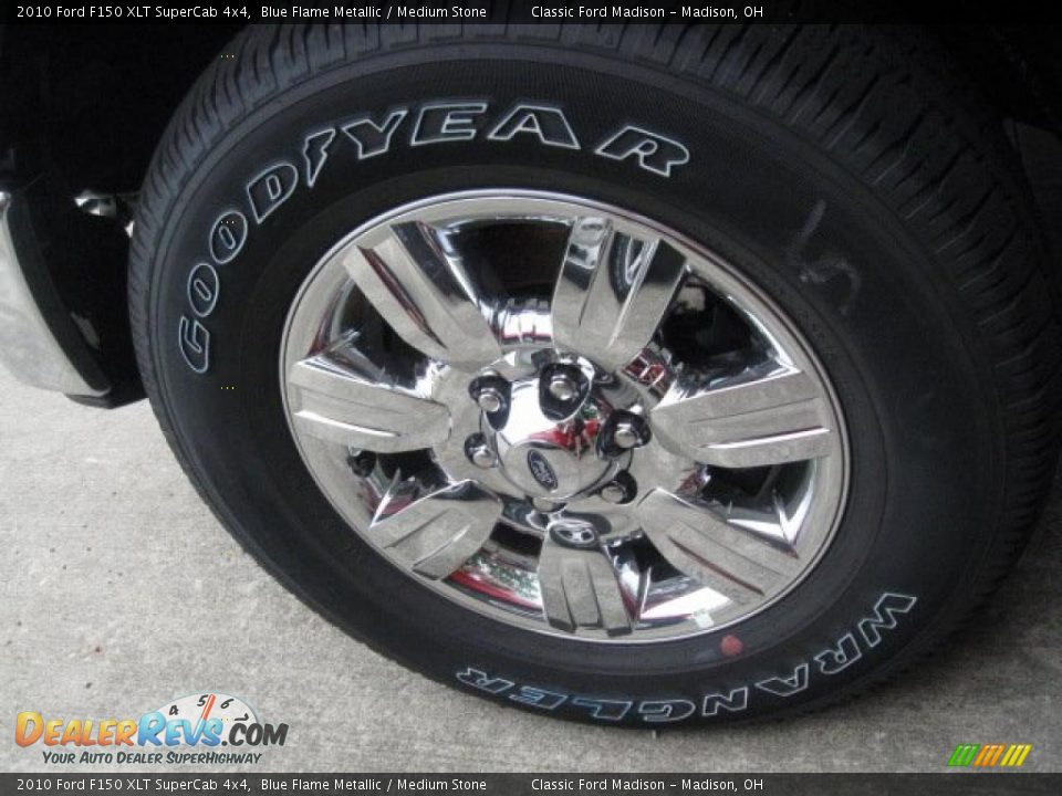 2010 Ford F150 XLT SuperCab 4x4 Blue Flame Metallic / Medium Stone Photo #5
