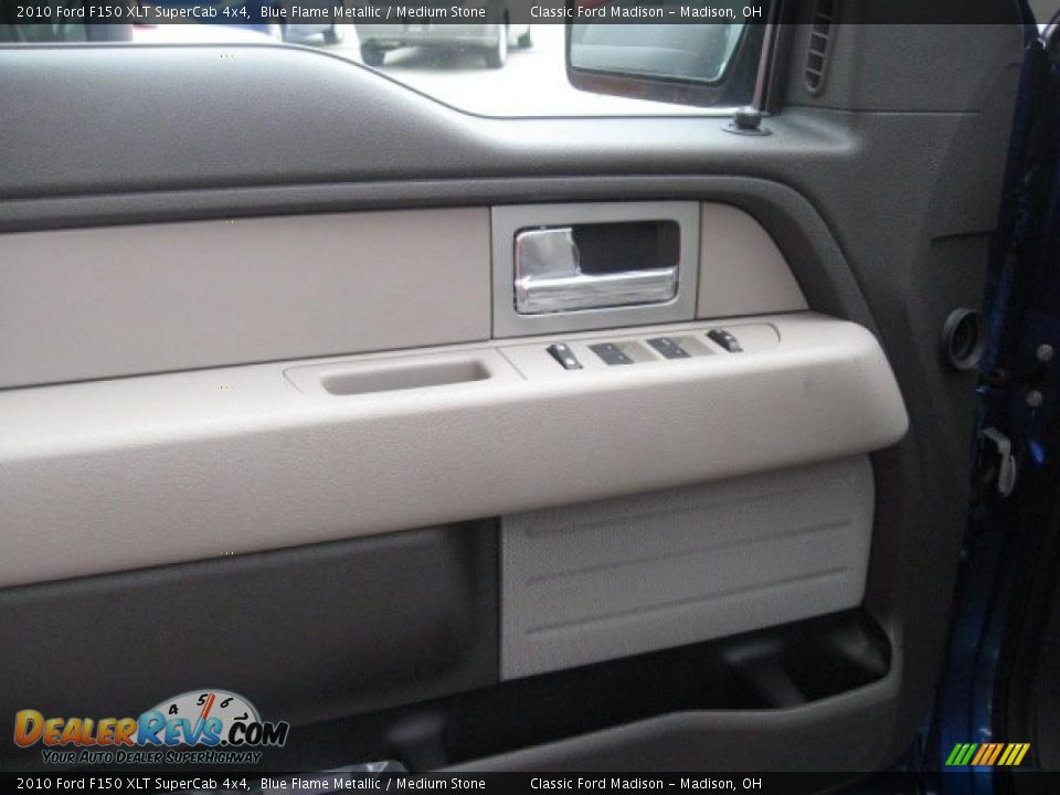 2010 Ford F150 XLT SuperCab 4x4 Blue Flame Metallic / Medium Stone Photo #6