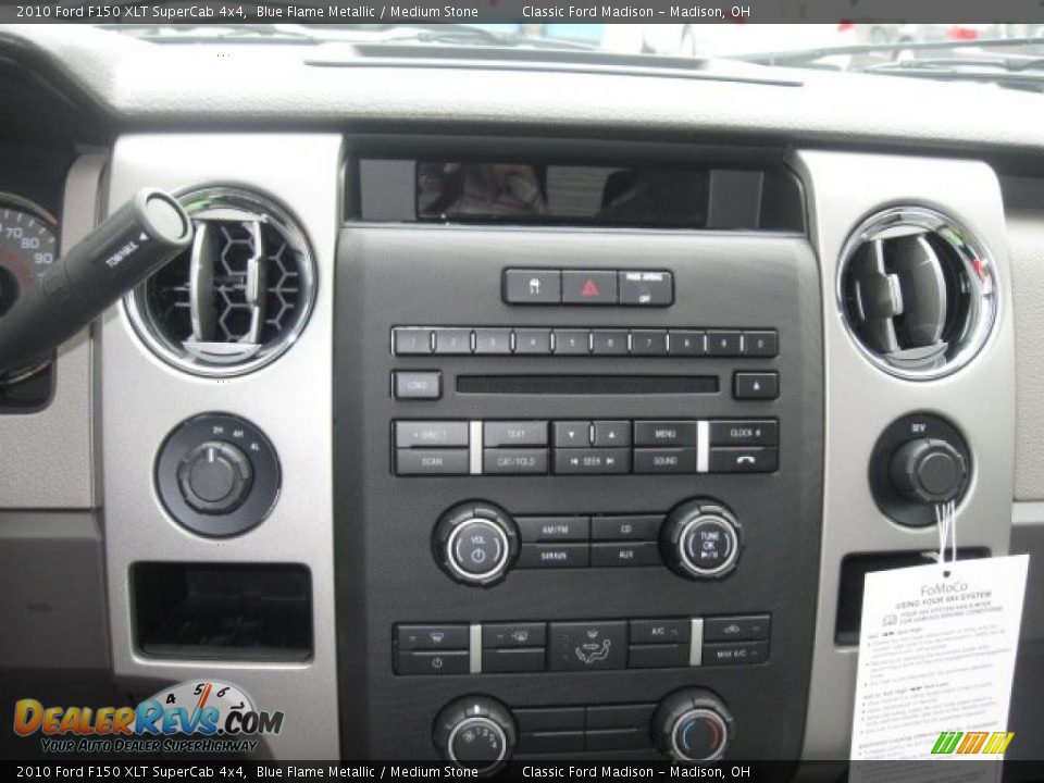 2010 Ford F150 XLT SuperCab 4x4 Blue Flame Metallic / Medium Stone Photo #8