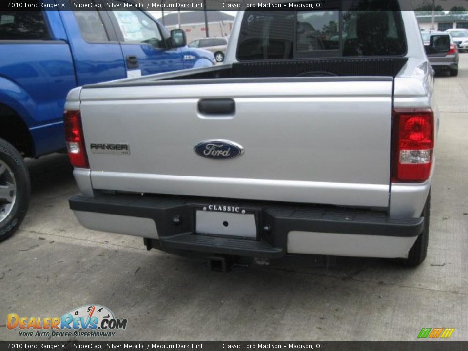 2010 Ford Ranger XLT SuperCab Silver Metallic / Medium Dark Flint Photo #4