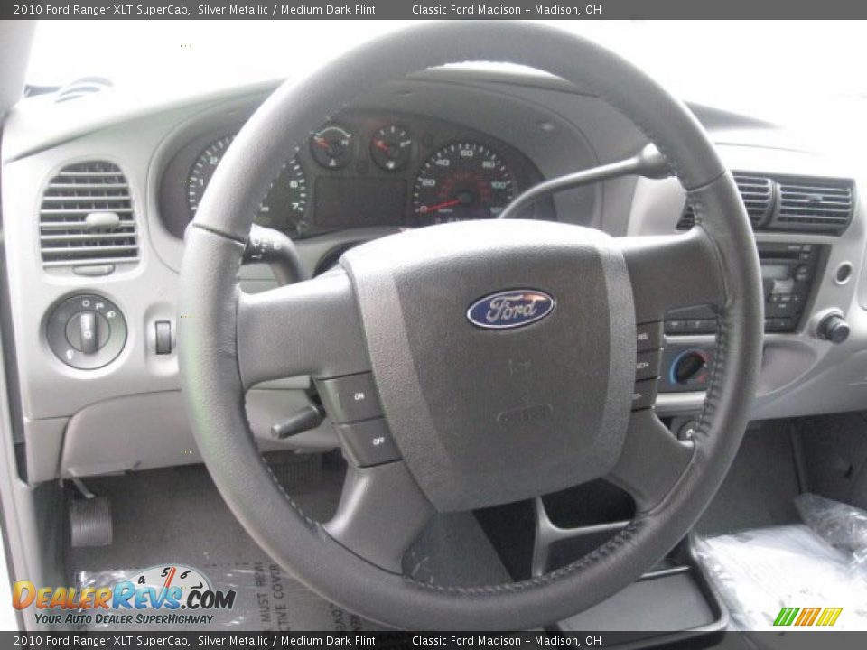 2010 Ford Ranger XLT SuperCab Silver Metallic / Medium Dark Flint Photo #9