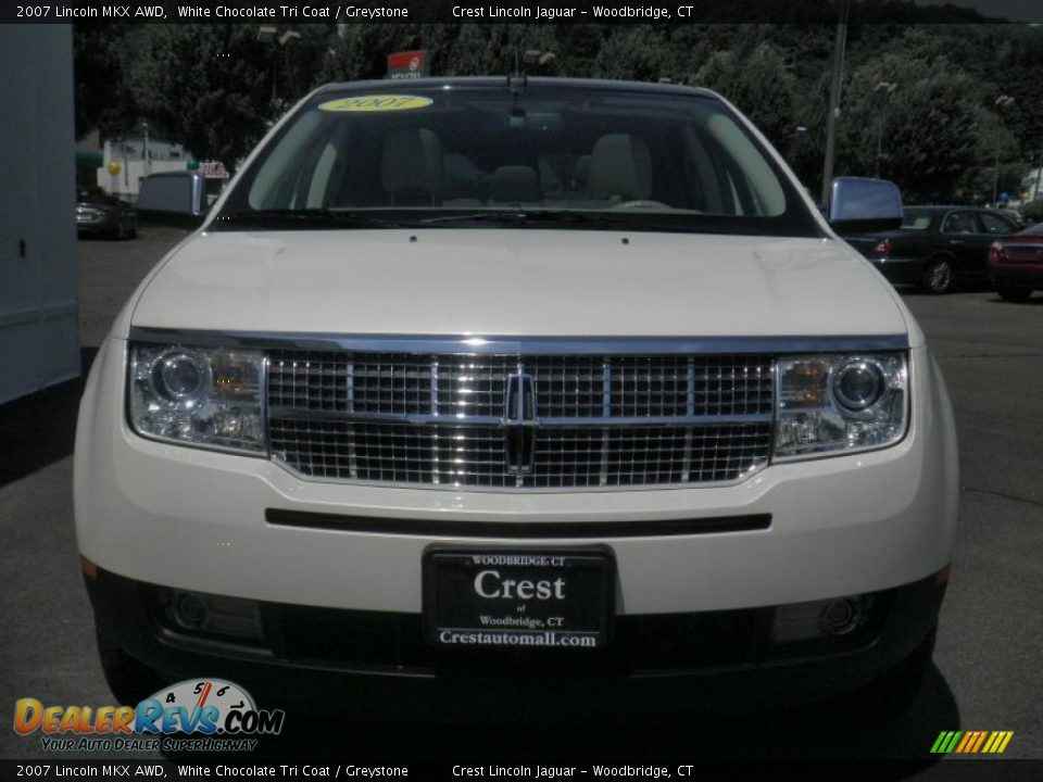 2007 Lincoln MKX AWD White Chocolate Tri Coat / Greystone Photo #2