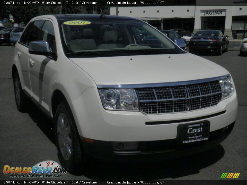 2007 Lincoln MKX AWD White Chocolate Tri Coat / Greystone Photo #3
