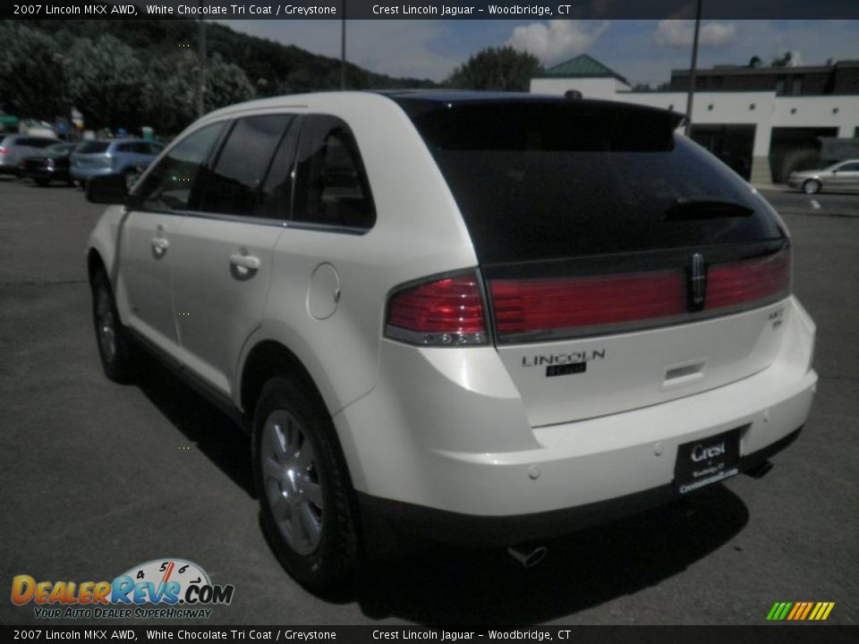 2007 Lincoln MKX AWD White Chocolate Tri Coat / Greystone Photo #4