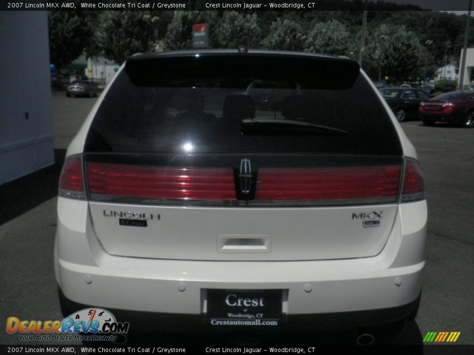 2007 Lincoln MKX AWD White Chocolate Tri Coat / Greystone Photo #5