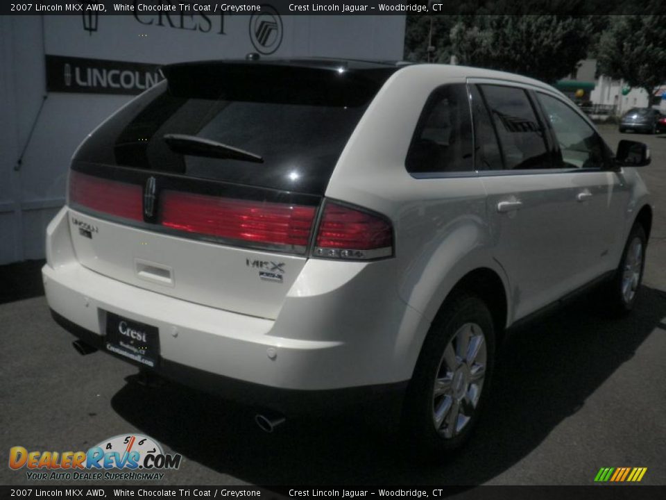 2007 Lincoln MKX AWD White Chocolate Tri Coat / Greystone Photo #6