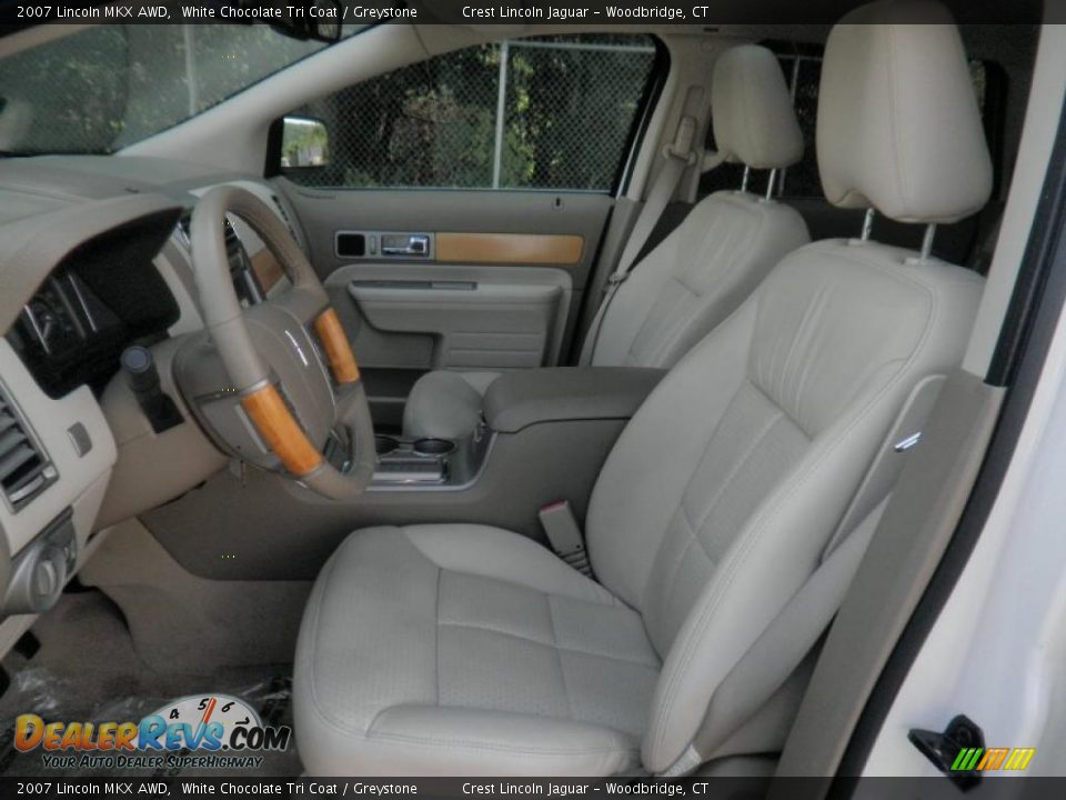 2007 Lincoln MKX AWD White Chocolate Tri Coat / Greystone Photo #8