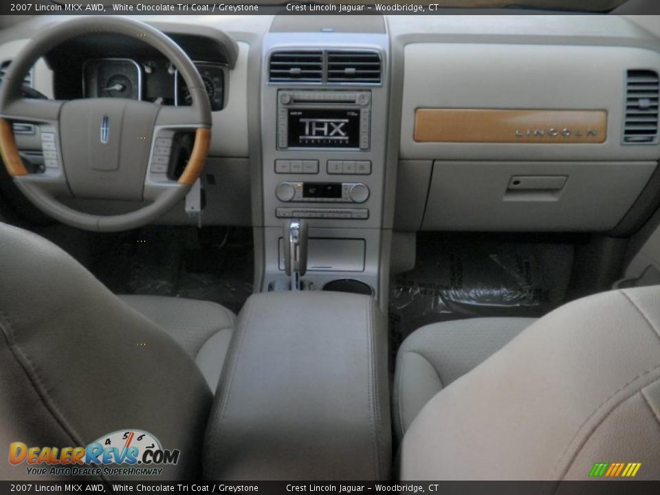 2007 Lincoln MKX AWD White Chocolate Tri Coat / Greystone Photo #10