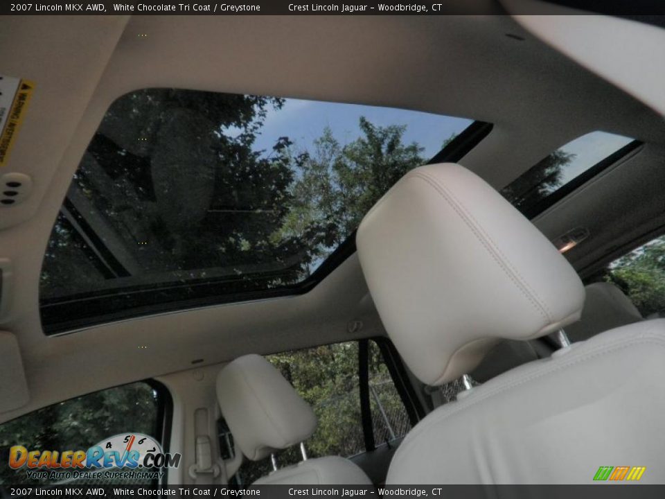 2007 Lincoln MKX AWD White Chocolate Tri Coat / Greystone Photo #11