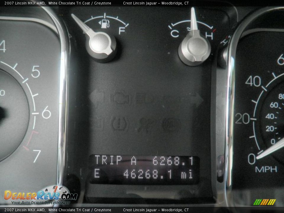 2007 Lincoln MKX AWD White Chocolate Tri Coat / Greystone Photo #13