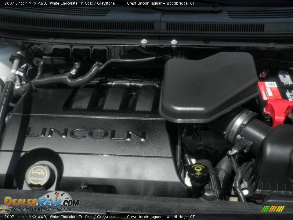 2007 Lincoln MKX AWD White Chocolate Tri Coat / Greystone Photo #14