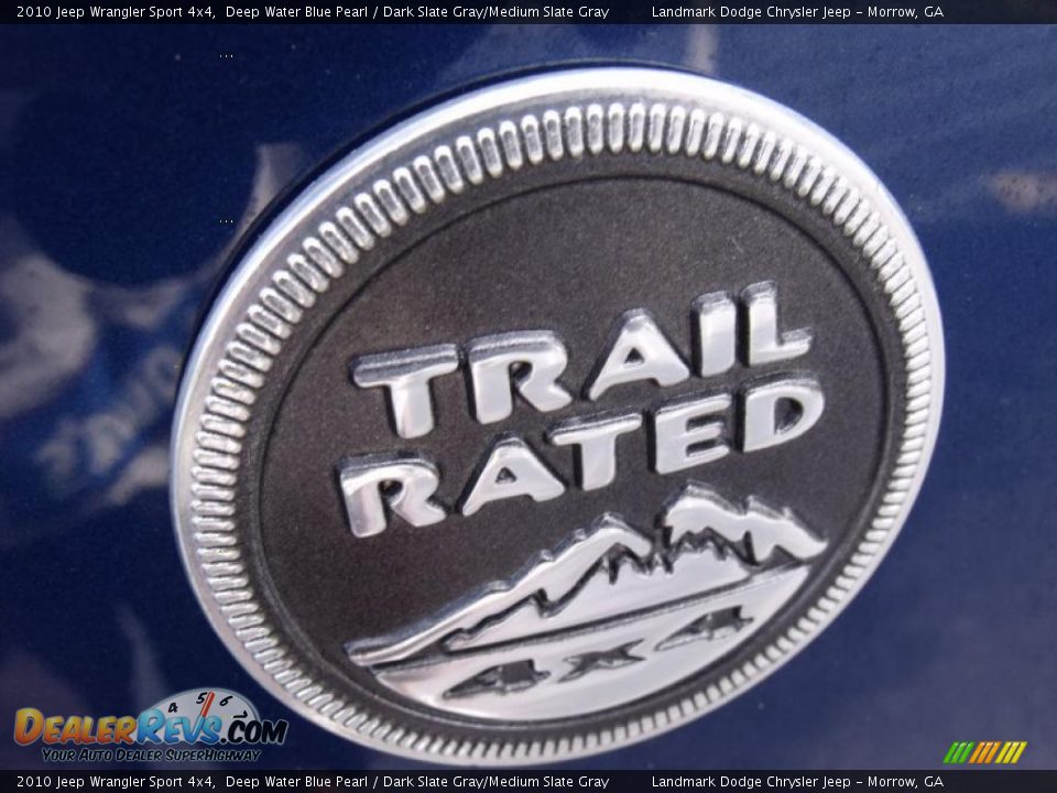 2010 Jeep Wrangler Sport 4x4 Deep Water Blue Pearl / Dark Slate Gray/Medium Slate Gray Photo #6