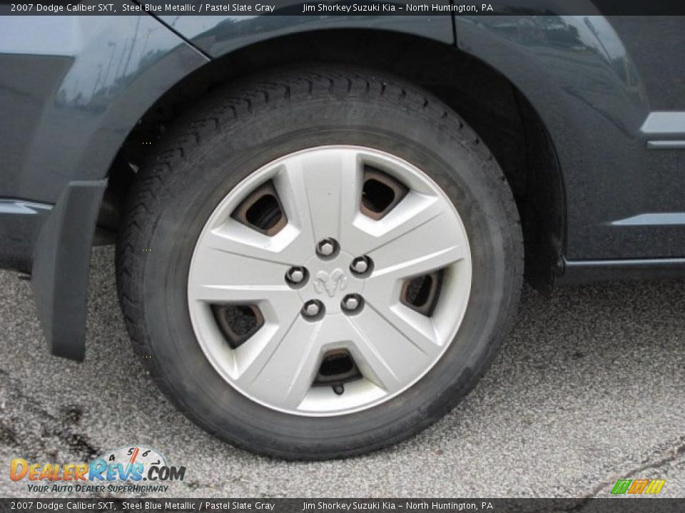 2007 Dodge Caliber SXT Steel Blue Metallic / Pastel Slate Gray Photo #3