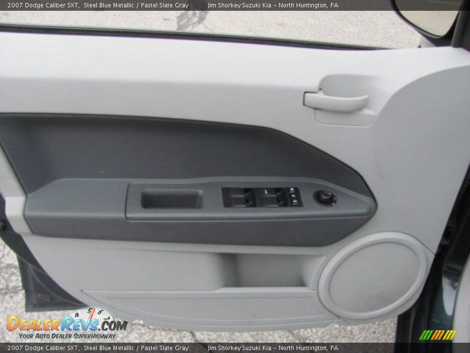 2007 Dodge Caliber SXT Steel Blue Metallic / Pastel Slate Gray Photo #8