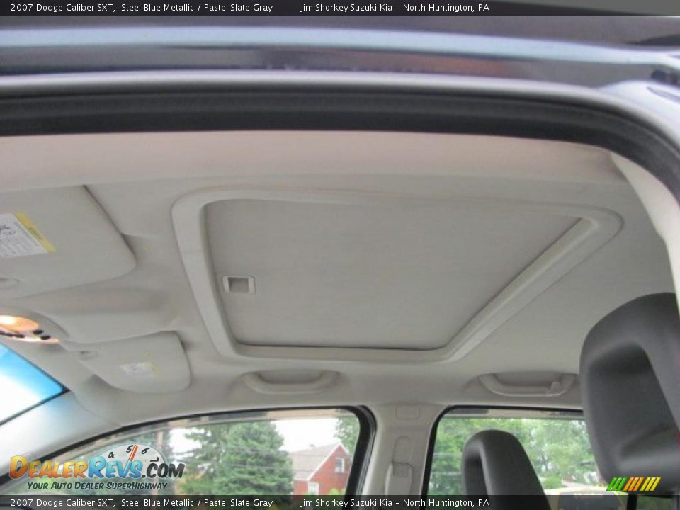 2007 Dodge Caliber SXT Steel Blue Metallic / Pastel Slate Gray Photo #9