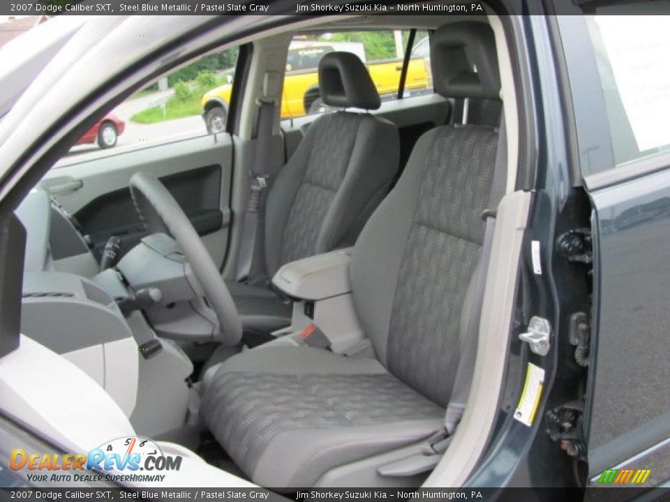 2007 Dodge Caliber SXT Steel Blue Metallic / Pastel Slate Gray Photo #10