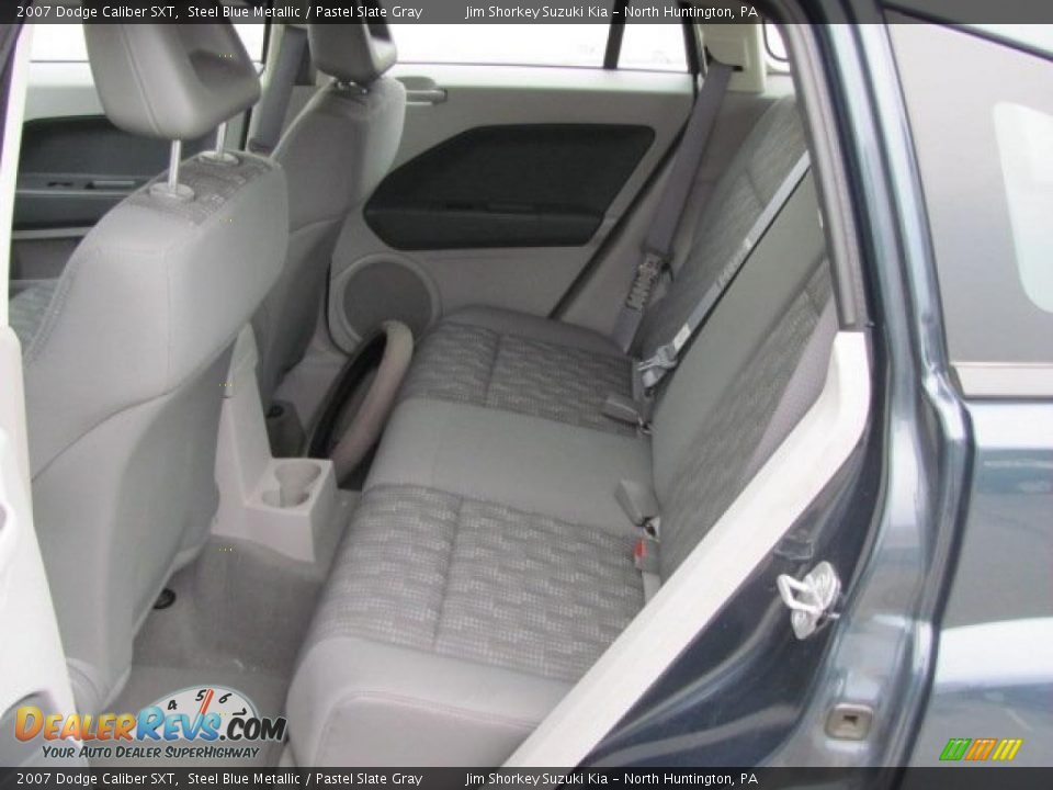 2007 Dodge Caliber SXT Steel Blue Metallic / Pastel Slate Gray Photo #12