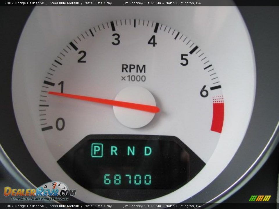 2007 Dodge Caliber SXT Steel Blue Metallic / Pastel Slate Gray Photo #15